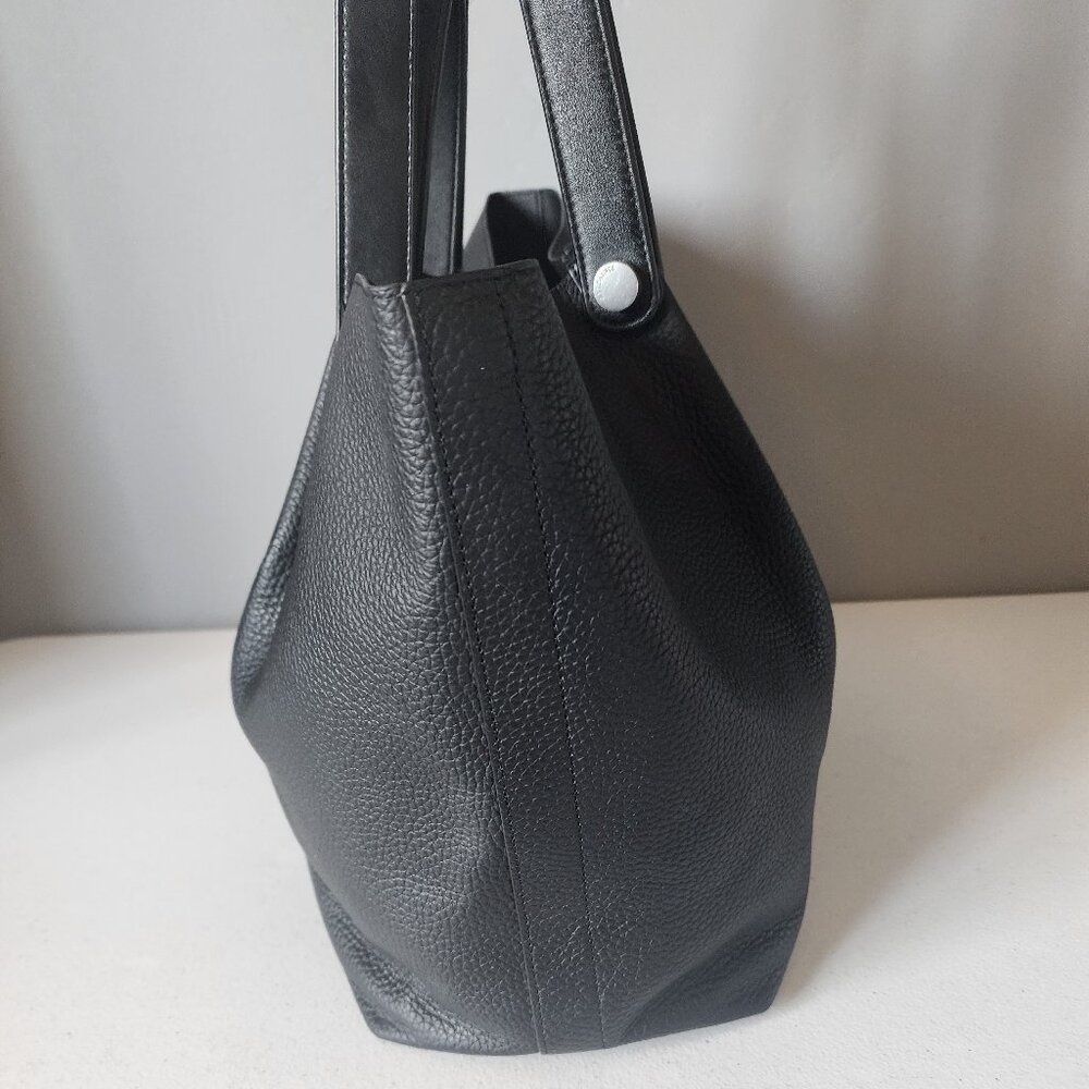 All Saints Large Black Tote "EUC" - Picture 5 of 16